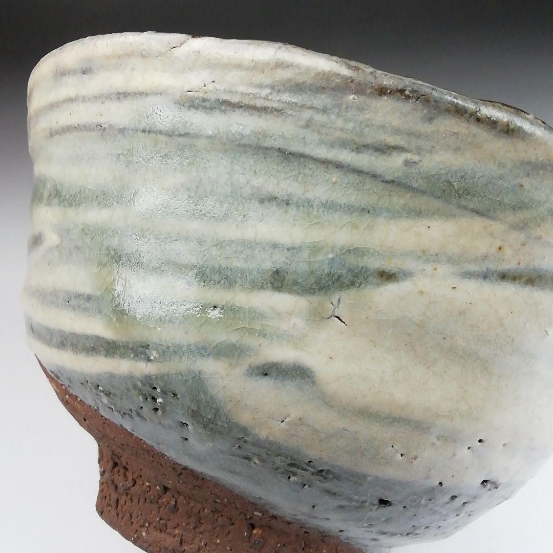 Ｔ５１１　茶碗　『倉敷酒津焼』『兜山窯　岡本孝明 造』　共箱　抹茶碗　茶道具