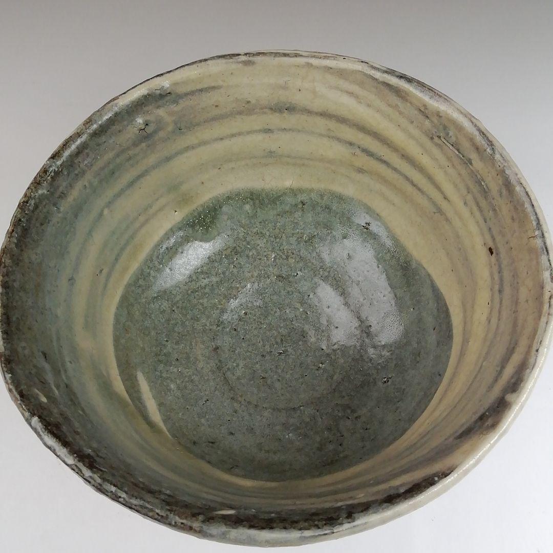 Ｔ５１１　茶碗　『倉敷酒津焼』『兜山窯　岡本孝明 造』　共箱　抹茶碗　茶道具