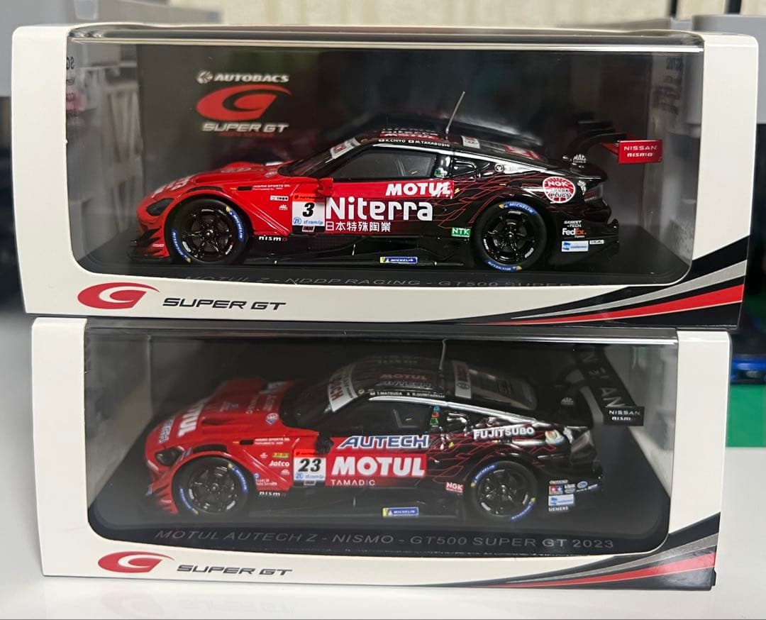 spark MOTUL niterra super gt ミニカー　日産