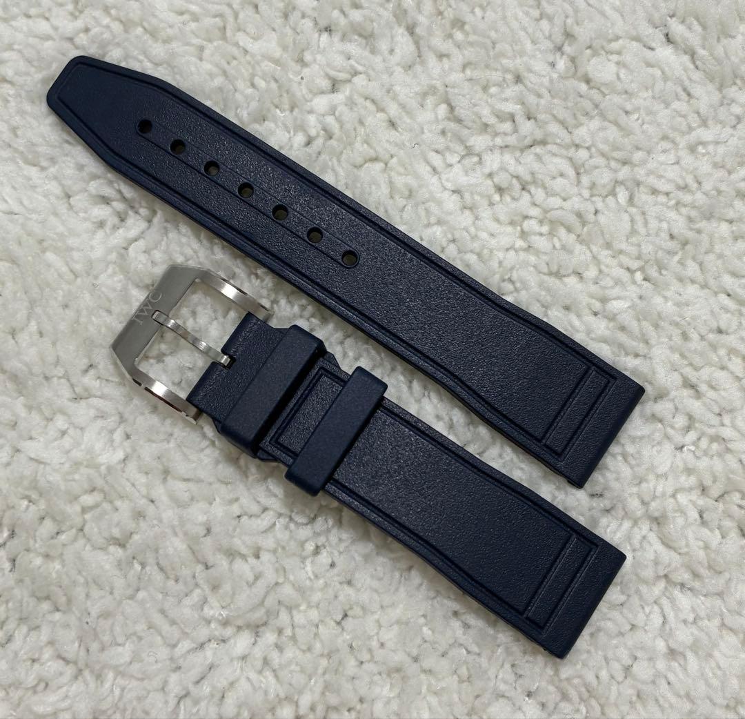 あ*き様 IWC 純正EasX-Change® ラバーベルト20mmネイビー +