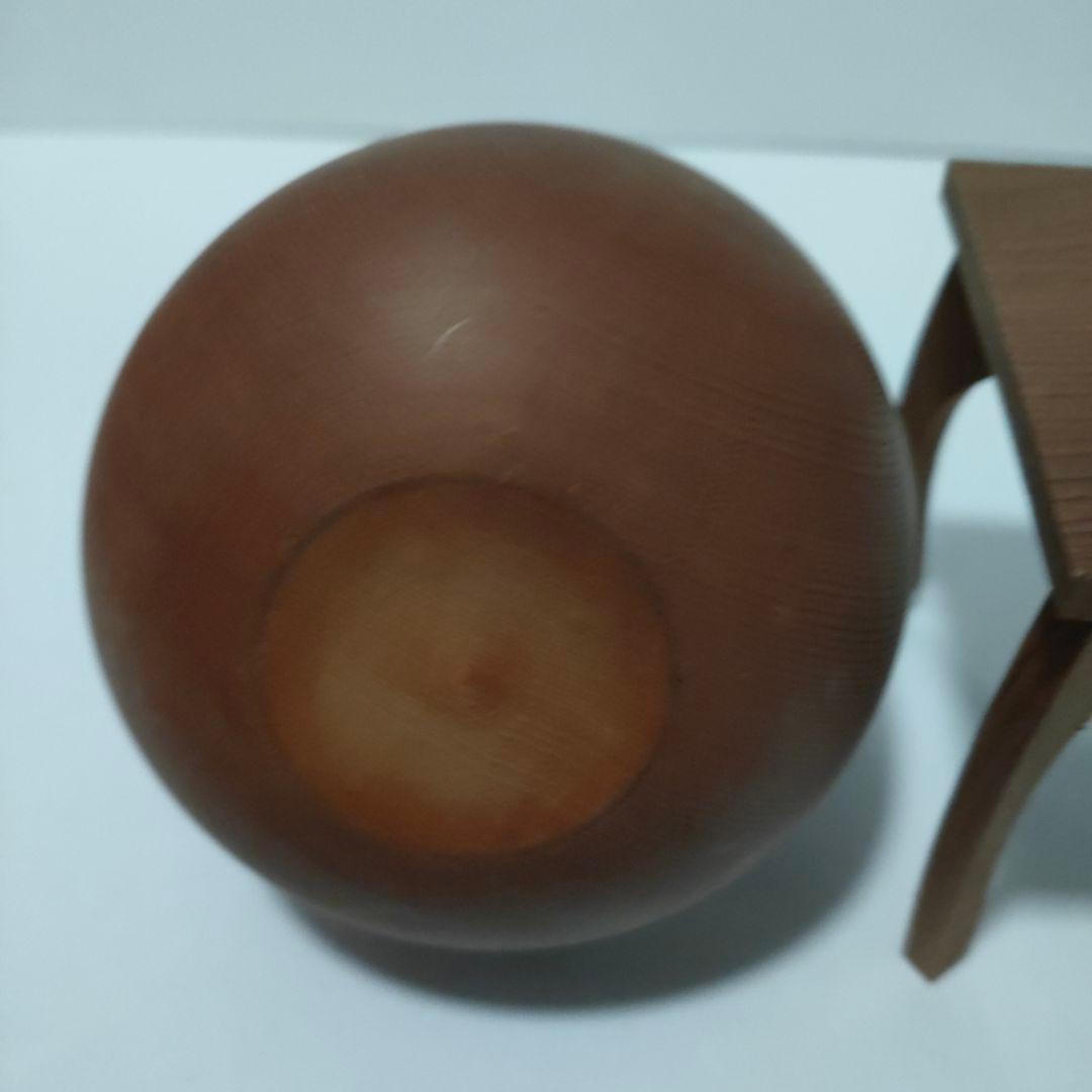 木彫り目出し達磨★一位一刀彫★台付