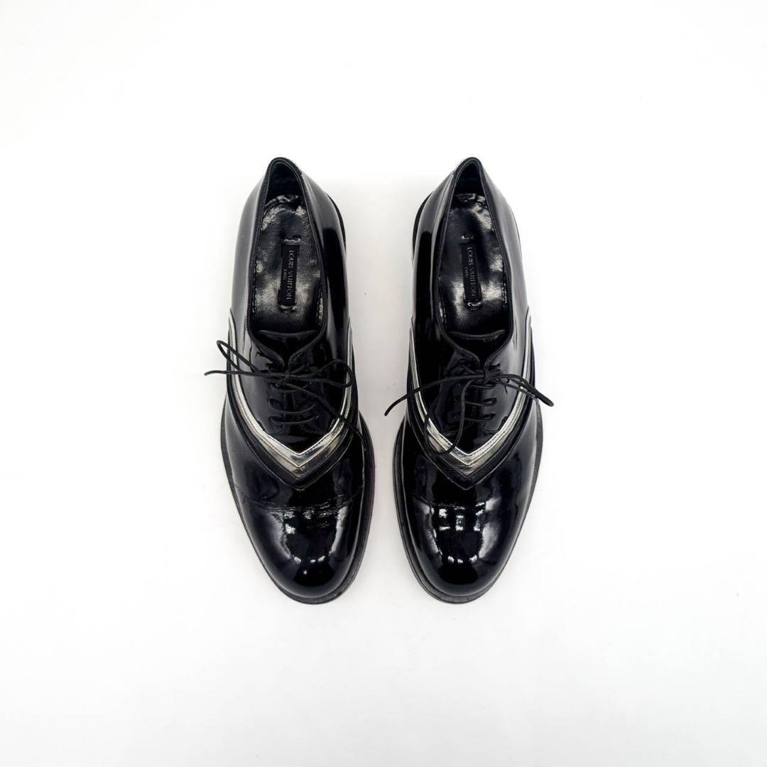 美品✨LOUIS VUITTON ドレスシューズ　ブラック　25.5 付属品有り