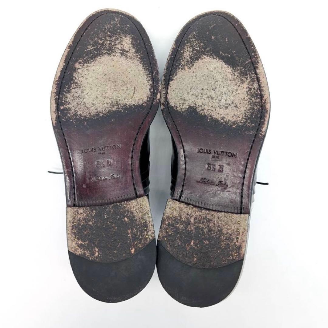 美品✨LOUIS VUITTON ドレスシューズ　ブラック　25.5 付属品有り