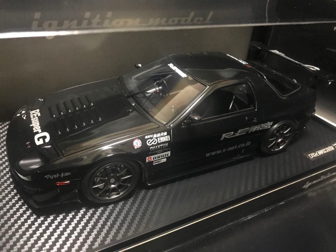 イグニッションモデル 1/18 FC3S RE雨宮　RX-7 ブラック