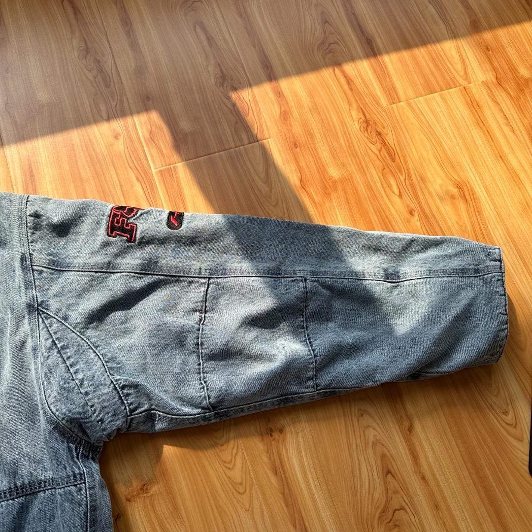 SUPREME デニムジャケット フード付き