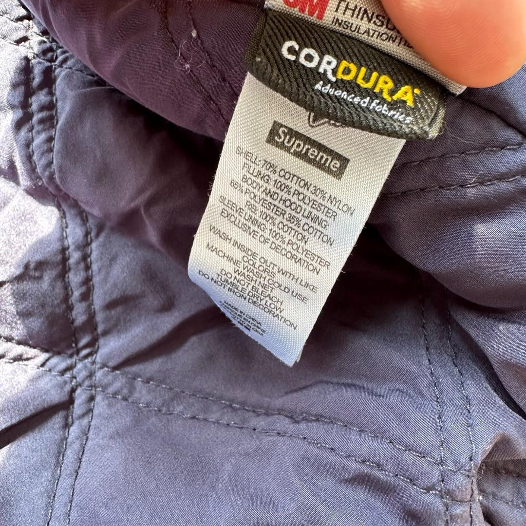 SUPREME デニムジャケット フード付き