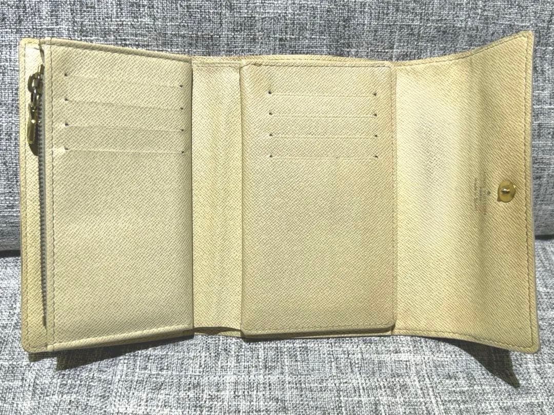 ルイヴィトン LOUIS VUITTON 三つ折り財布 ダミエ・アズール 財布