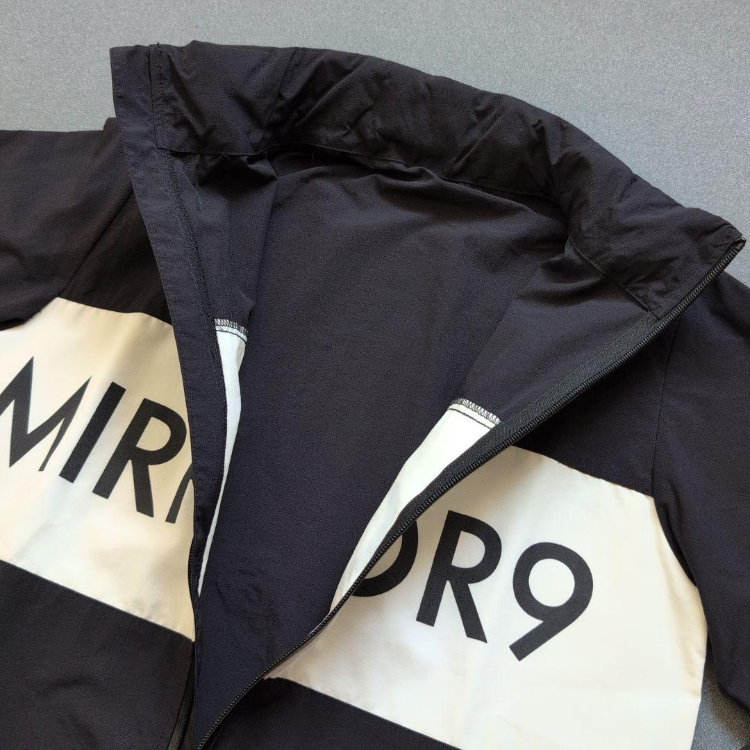 【未使用タグ付き】ミラーナインゴルフ　フルジップフーディワンピース　M 黒