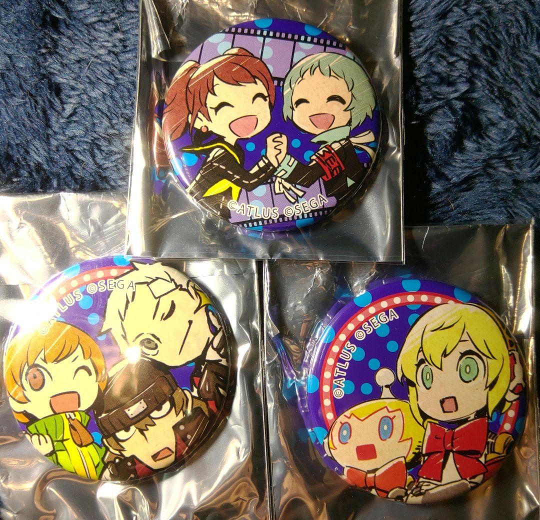 ペルソナQ2 PQ2 LINE 缶バッジ 3個セット