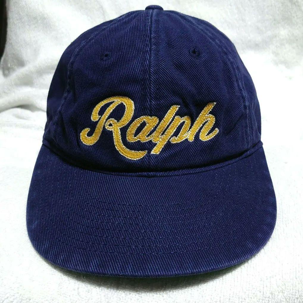POLO by Ralph Lauren cap ネイビー コットン キャップ