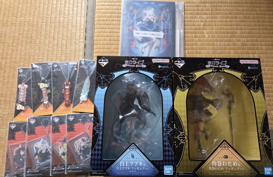 白上フブキ　角巻わため フィギュア ホロライブ　一番くじ　おまけ付き