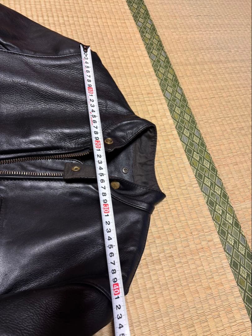 最終値下げ　vanson ブラック シングルライダースジャケット 38