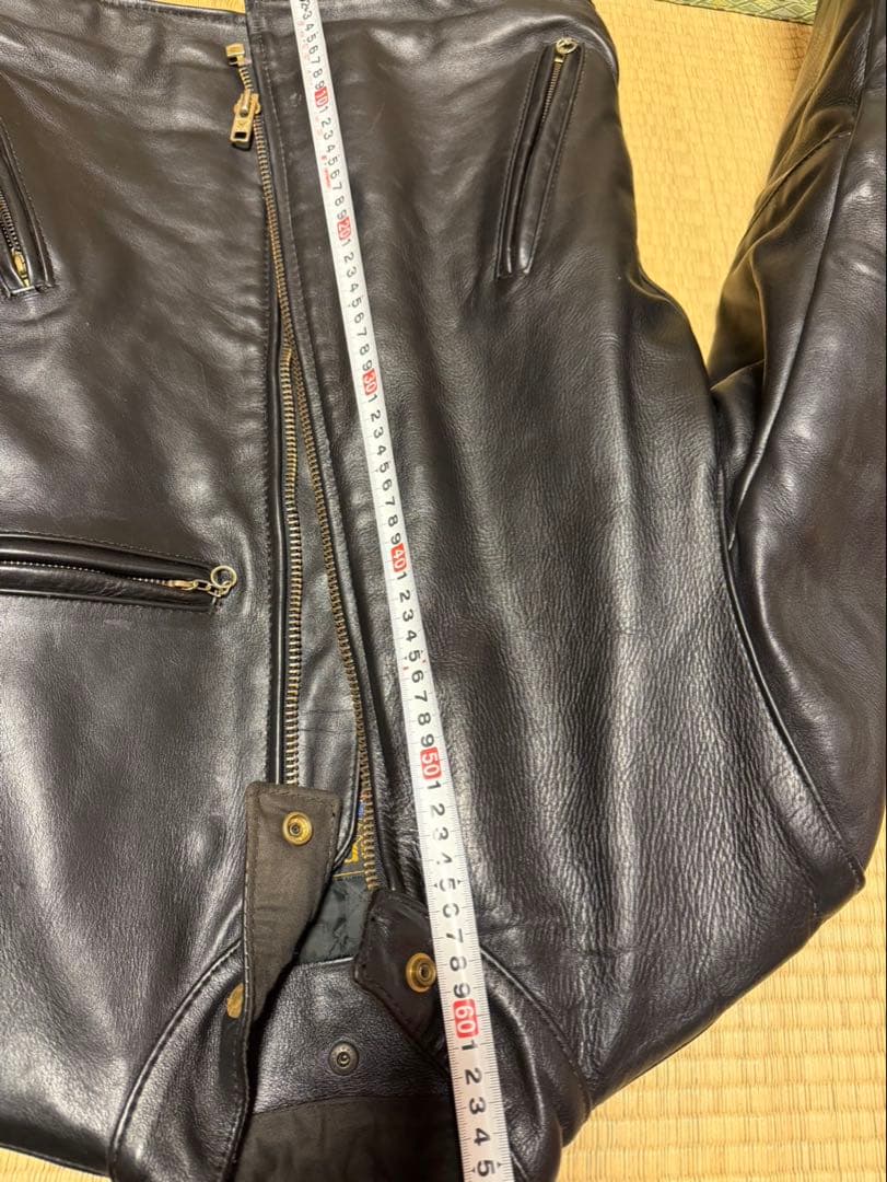 最終値下げ　vanson ブラック シングルライダースジャケット 38