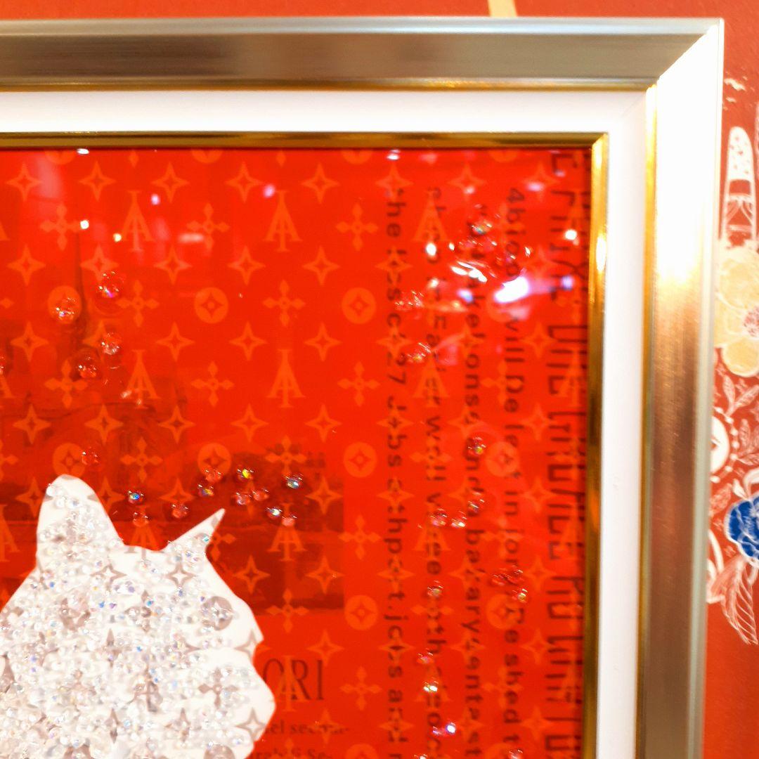 輸入雑貨　天然水晶石　クリスタルアート　『CHANEL』等　ブランドロゴ　宝石