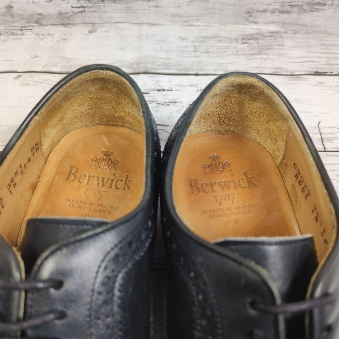 U*D様 【Berwick1707】バーウィック ウィングチップ ブラック 25