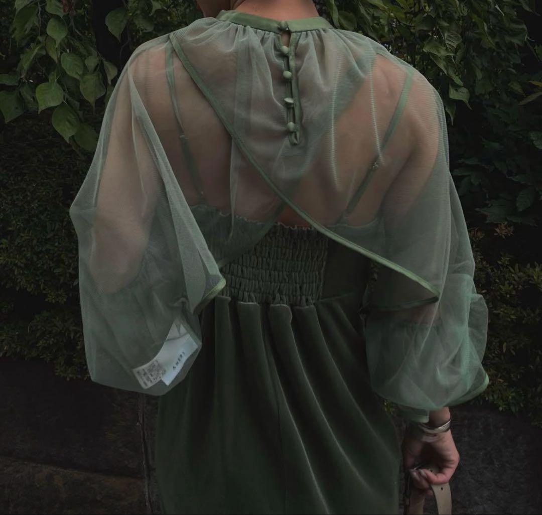 一度着用★ MANY WAY TULLE VEIL DRESS