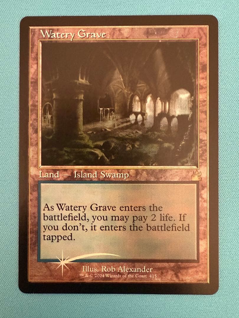 湿った墓　旧枠　英語foil 2枚セット