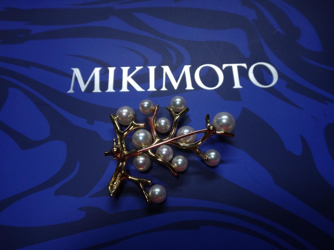 ミキモト　MIKIMOTO　K18ブローチ 幸福の木　ラージ　Yumi2810様