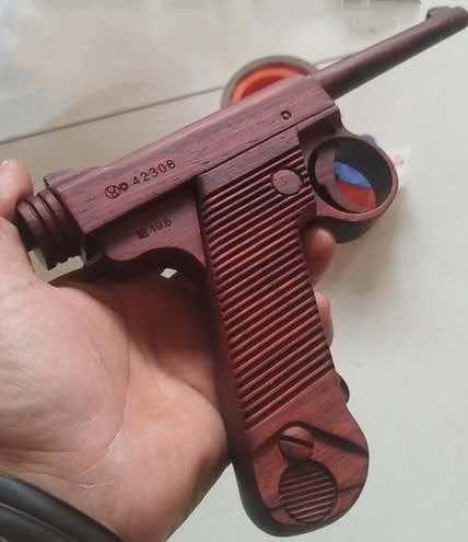 南部十四式紫檀模型　1/1スケール　手作　新品