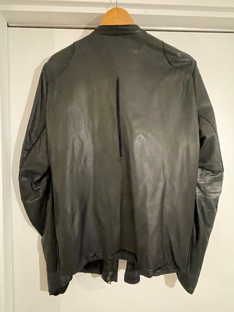 sisii シシ 牛革 レザー ライダース シングルライダース　Mサイズ　黒