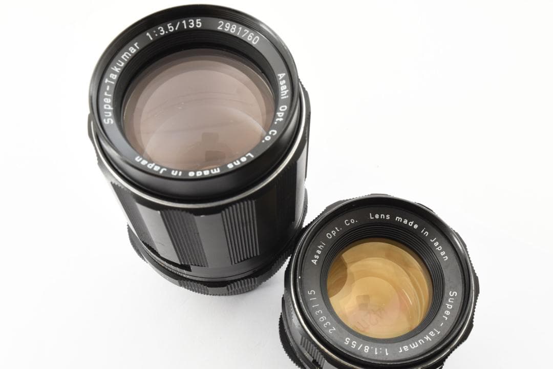 【単焦点2点セット】Super Takumar 55mm 135mm SO242