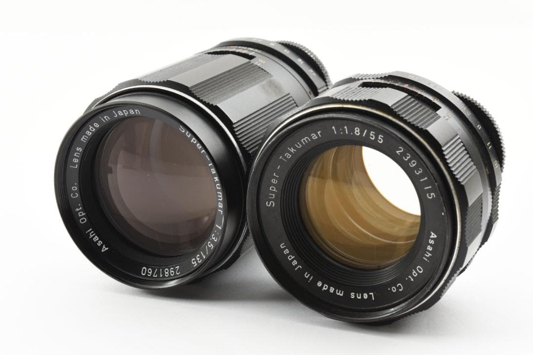 【単焦点2点セット】Super Takumar 55mm 135mm SO242