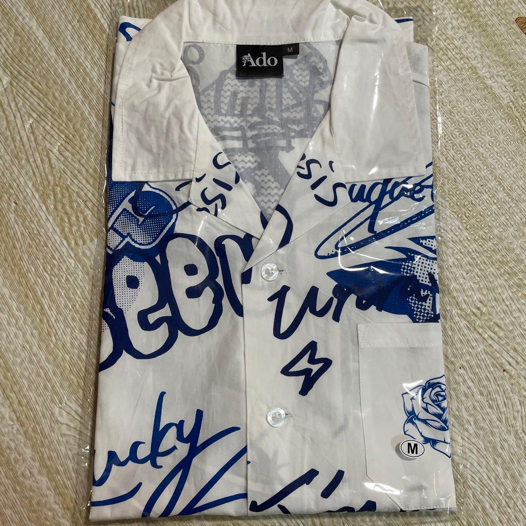 新品未開封　Ado 5th ポップアップストア　オープンカラーシャツ Mサイズ
