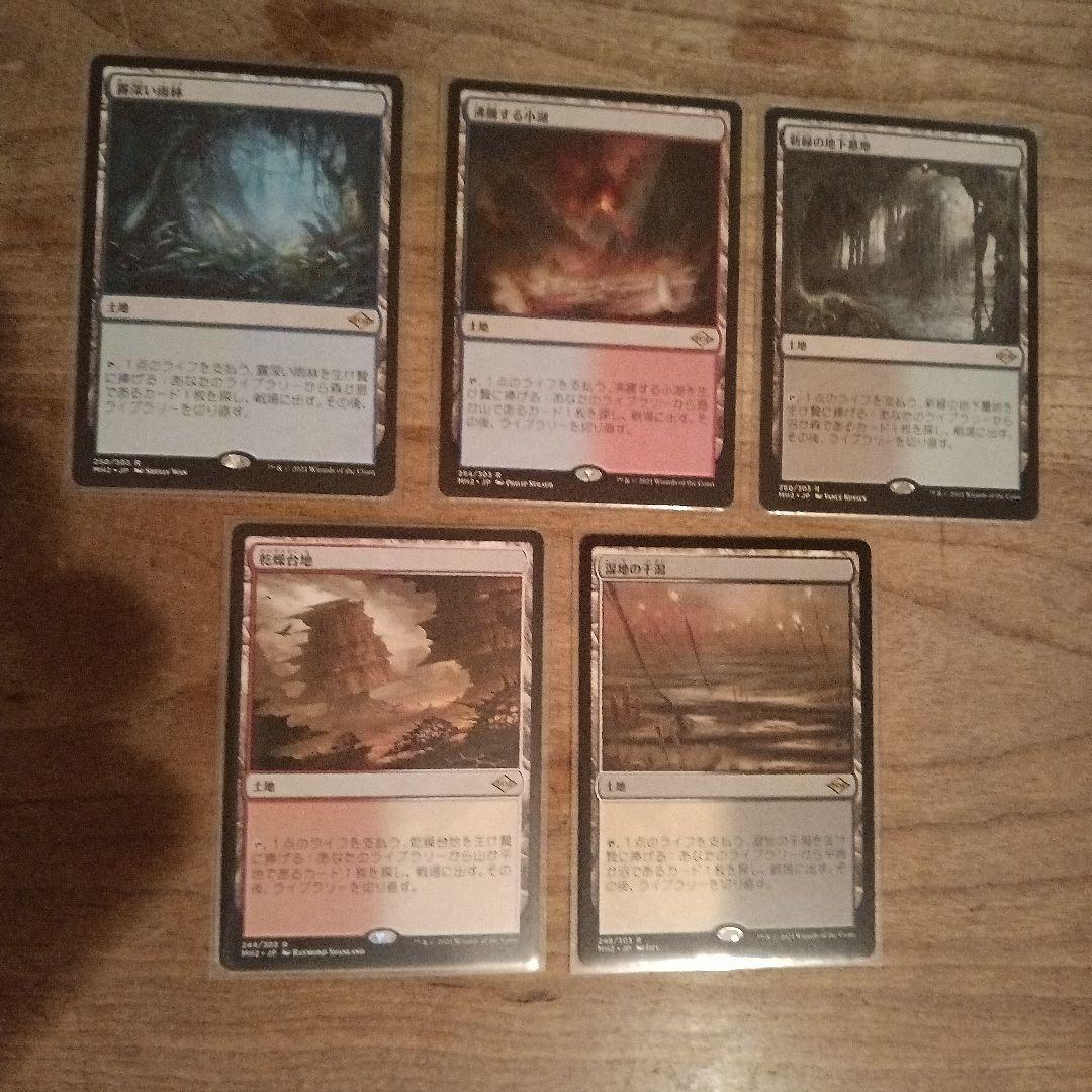 MTG 対抗色フェッチランド　日本語、5枚セット