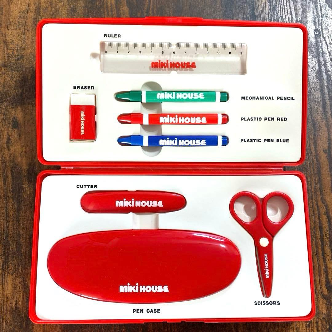 1990年代新品昭和レトロアンティークMIKIHOUSE文房具ハサミカッター定規