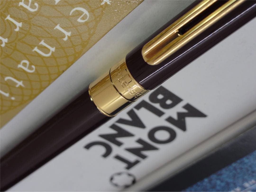 入手困難レアな銘品！ノブレス・エレガンス・ボルドーカラー★モンブラン　ボールペン