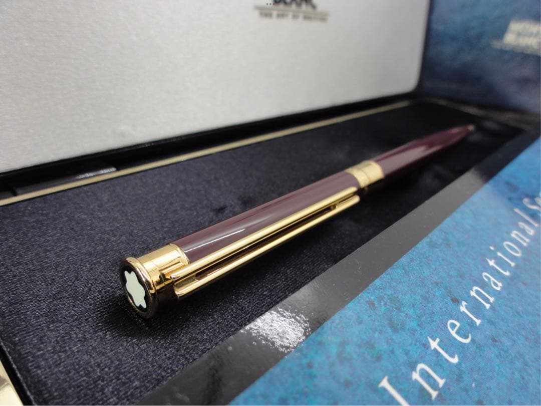 入手困難レアな銘品！ノブレス・エレガンス・ボルドーカラー★モンブラン　ボールペン
