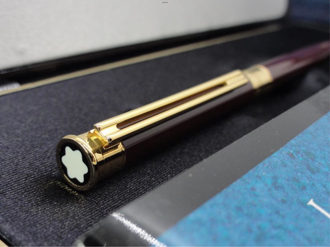 入手困難レアな銘品！ノブレス・エレガンス・ボルドーカラー★モンブラン　ボールペン
