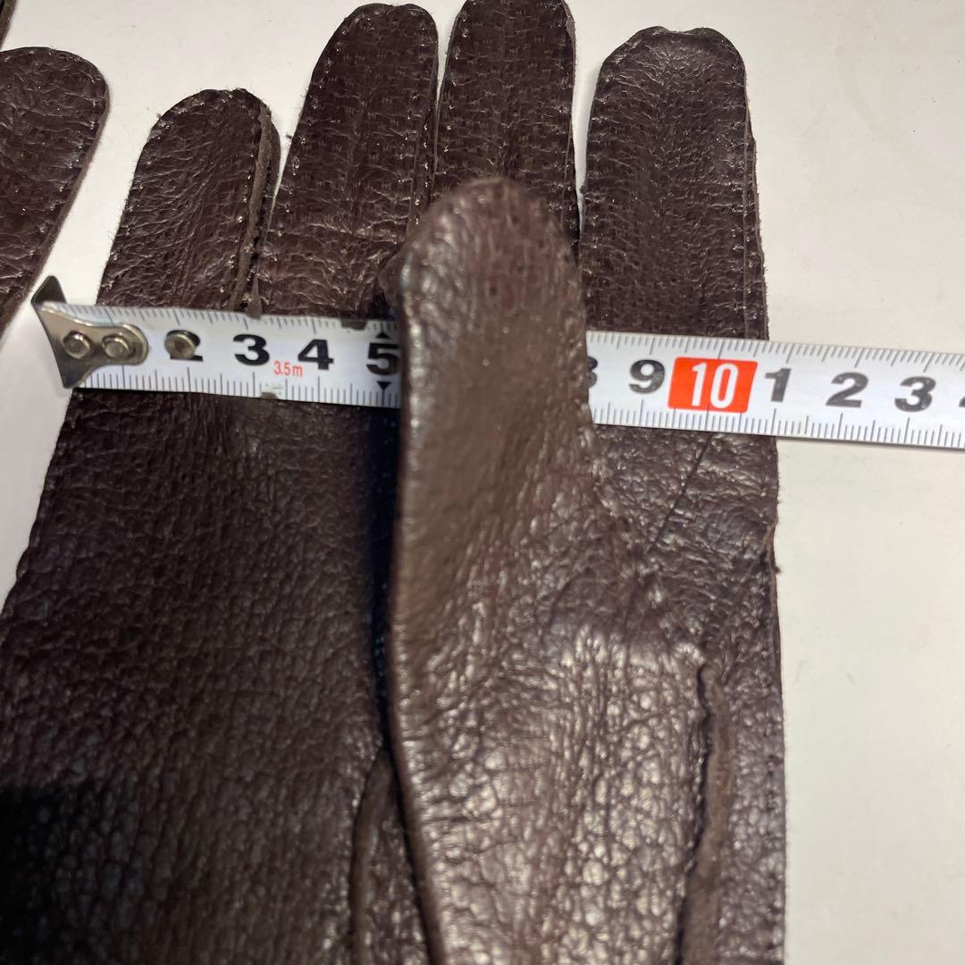 未使用 ペッカリー RESTELLI サイズ8 ダークブラウン色　ライニング無し