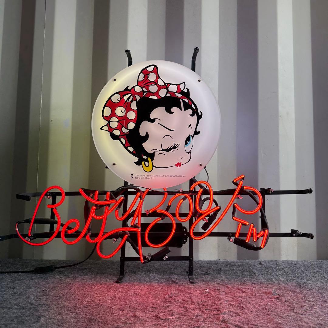 H64希少品　ベティ ブープネオン管 ネオンライト 店舗照明