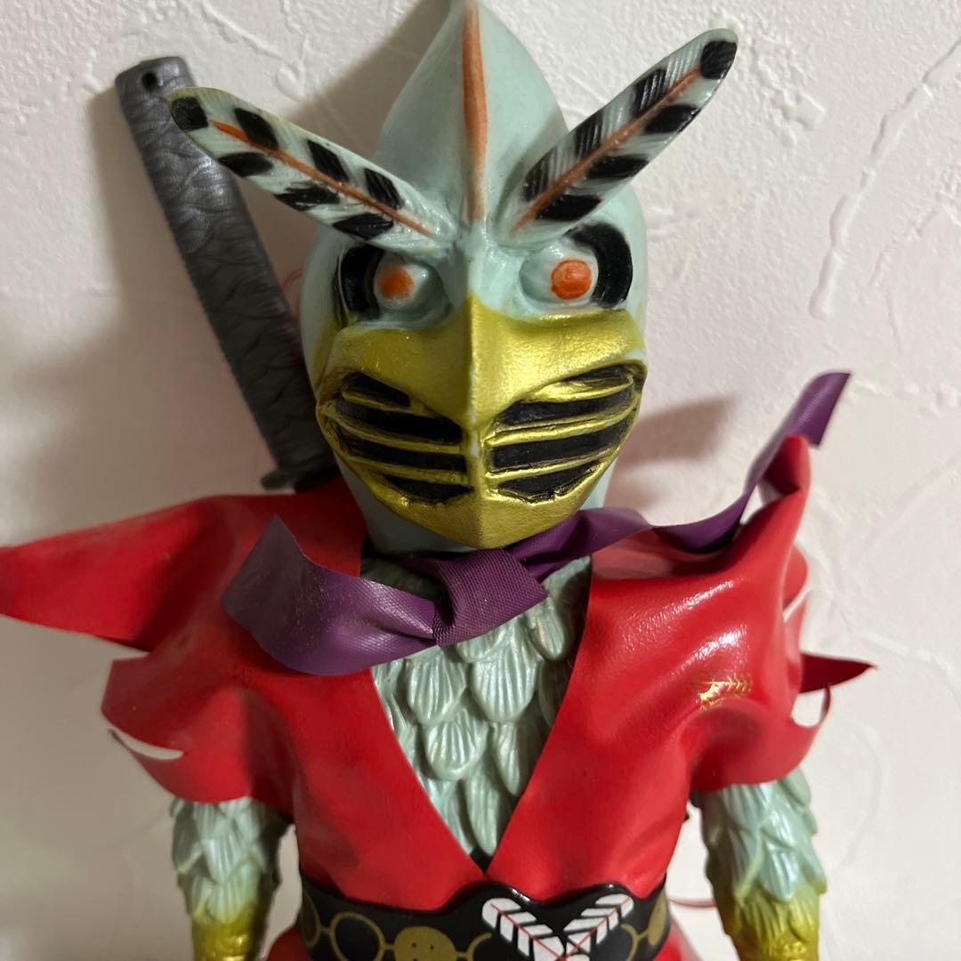 ⚠️変身忍者嵐　パチソフビ　無版権　面取れ　スタンダードサイズ　ソフビ　昭和レトロ