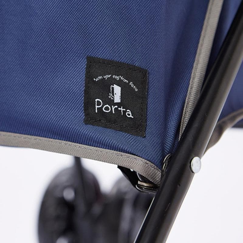Porta ペット用軽量折りたたみお出かけカート ブルー 犬 猫 キャリー 青
