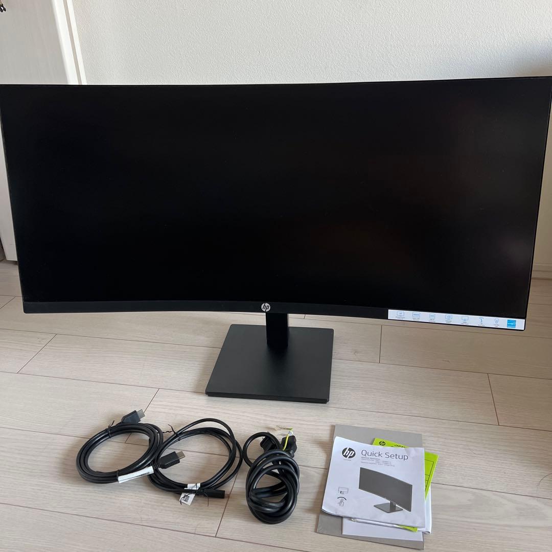 HP M34d WQHD 34インチ ウルトラワイドモニター PD充電 ハブ