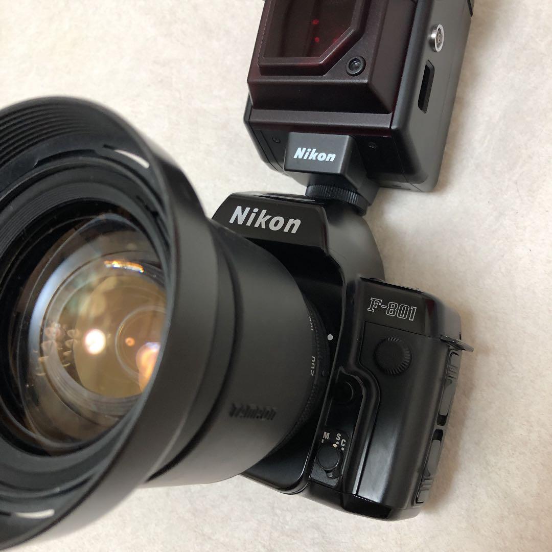 NIKON F801 タムロンズームレンズ　ストロボ付き
