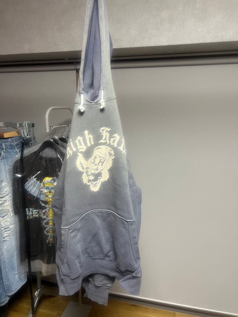 t*i様 WAREHOUSE ナス紺　パーカー　ハイハット ロゴ ヴィンテージ