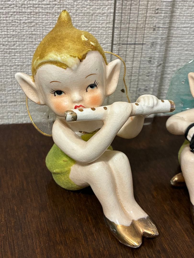 ビンテージ　50年代　妖精　天使　エルフ　ピクシー　キューピー　内藤ルネ　レトロ