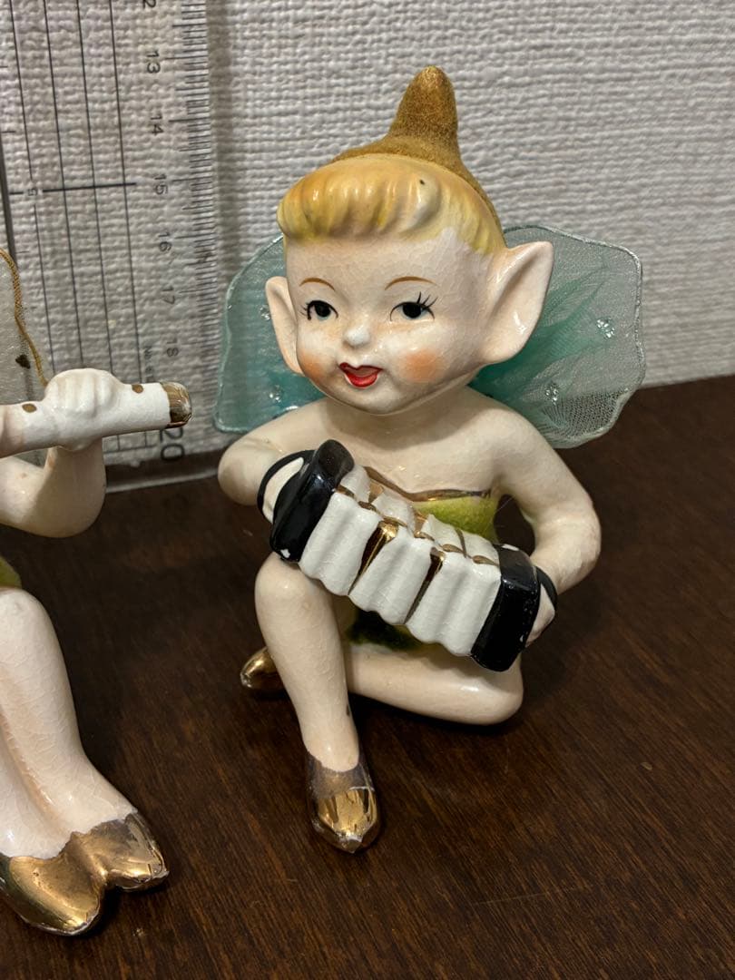 ビンテージ　50年代　妖精　天使　エルフ　ピクシー　キューピー　内藤ルネ　レトロ