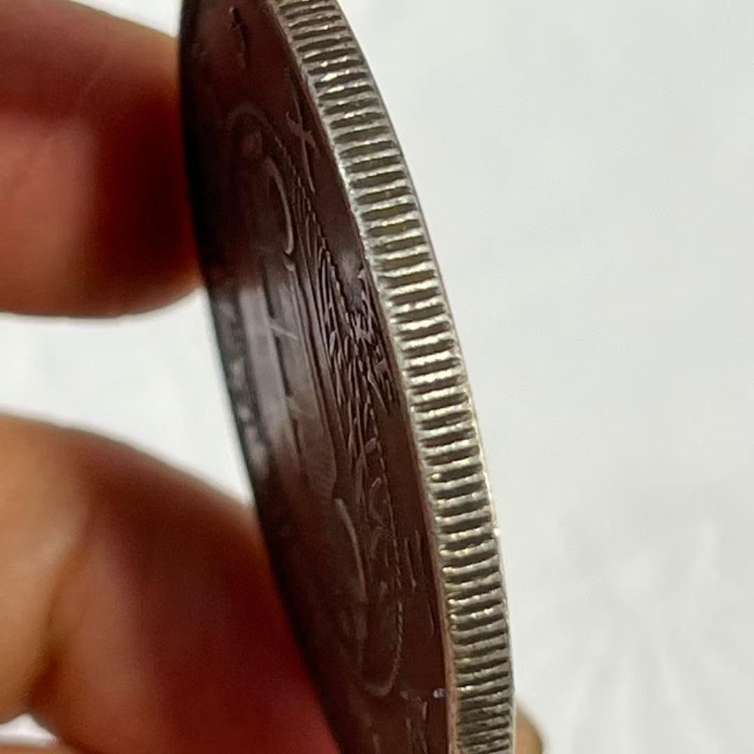 貴州省造・車デザインの銀幣・金本位壹圓・古銭・紀念幣・龍幣・大型銀貨・硬貨