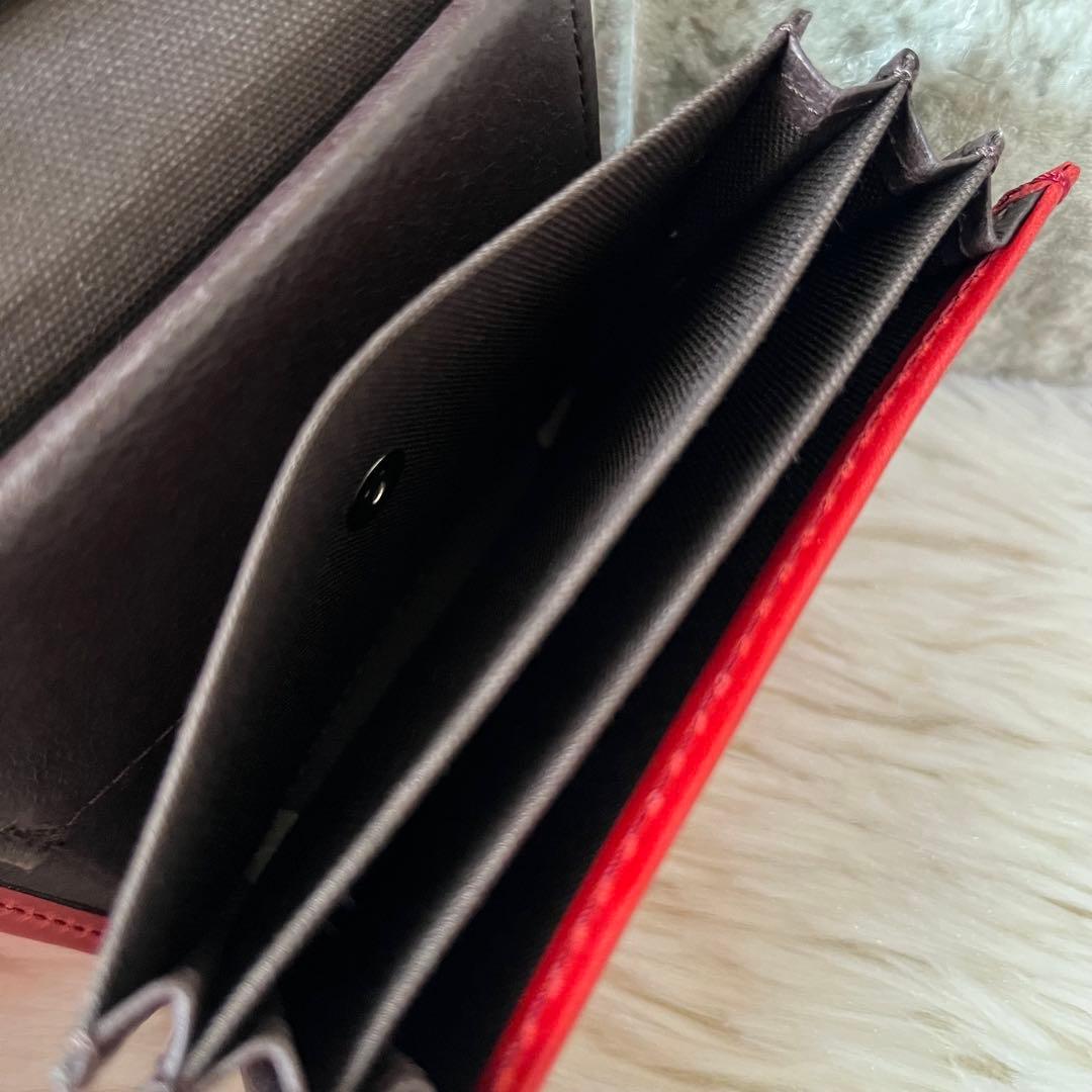 【新品未使用】+m エムピウ　ミッレフォッリエII P25 レザー　折り財布