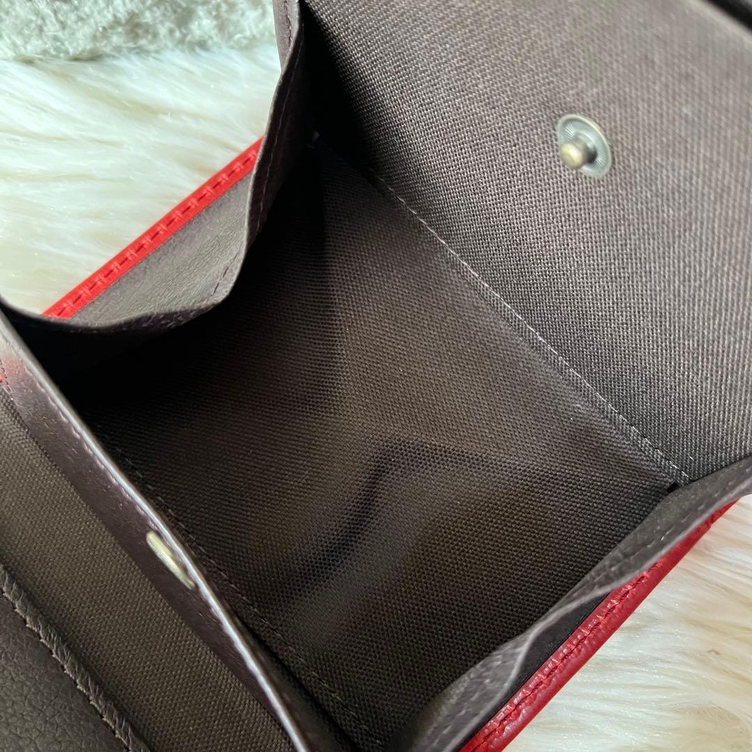 【新品未使用】+m エムピウ　ミッレフォッリエII P25 レザー　折り財布