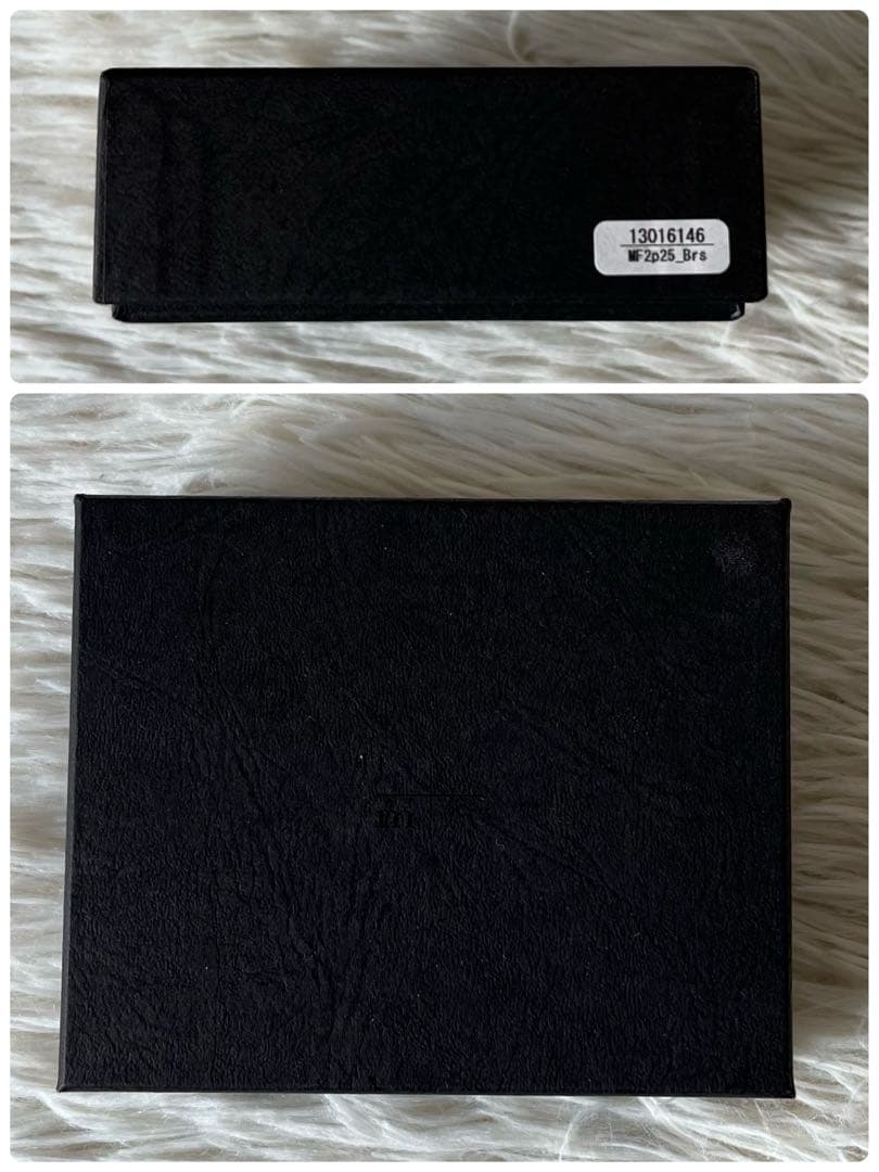 【新品未使用】+m エムピウ　ミッレフォッリエII P25 レザー　折り財布