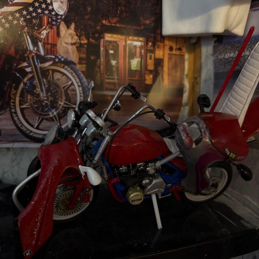 1/12族車ぶち上げ仕様ゼファー400ジャンク俺のマシン旧車會