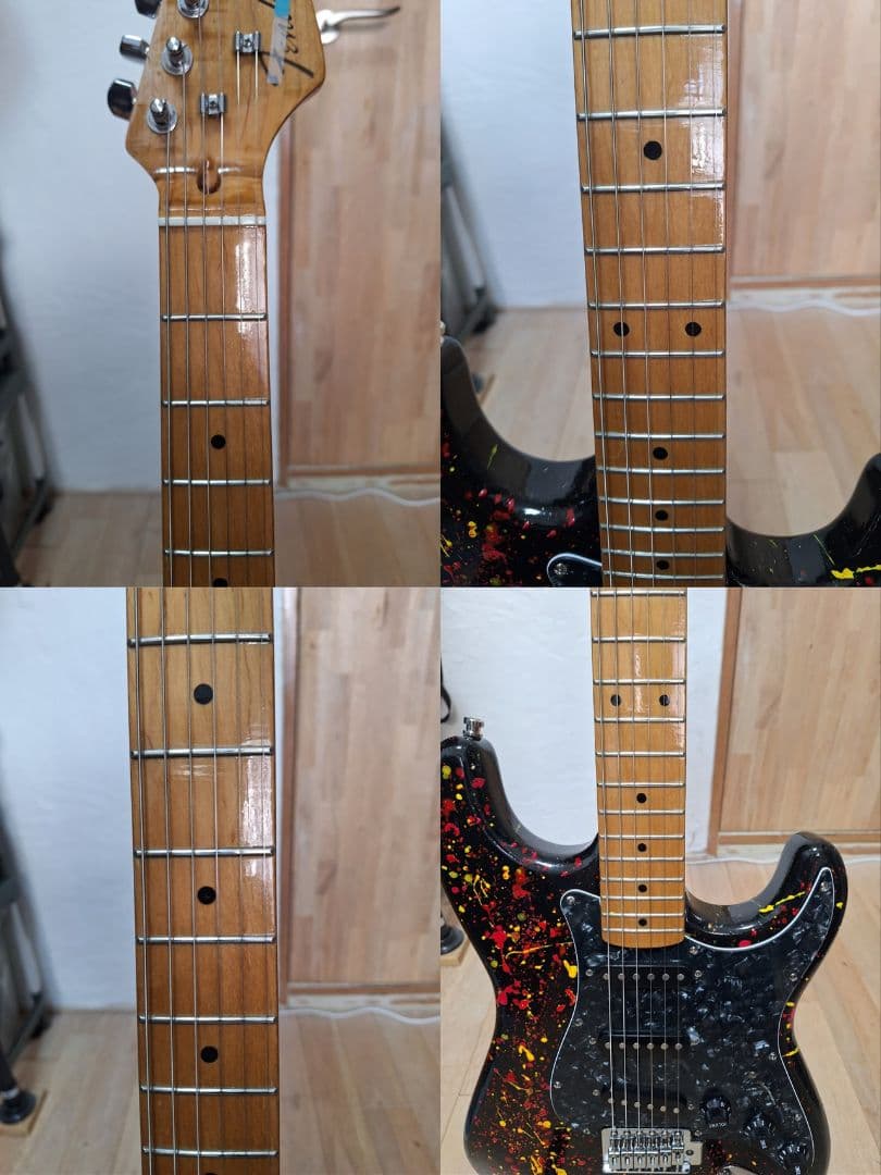 エレキギター　ストラト　オリジナルカスタム　セッティング完了　即利用ok