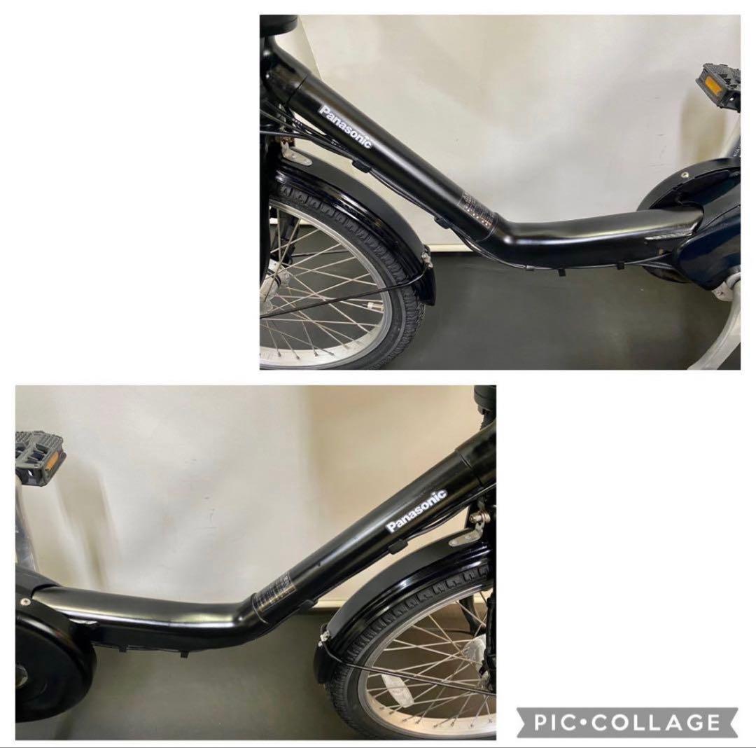 1年保証 新型　パナソニック　ギュットミニ　gutto 黒色　電動アシスト自転車