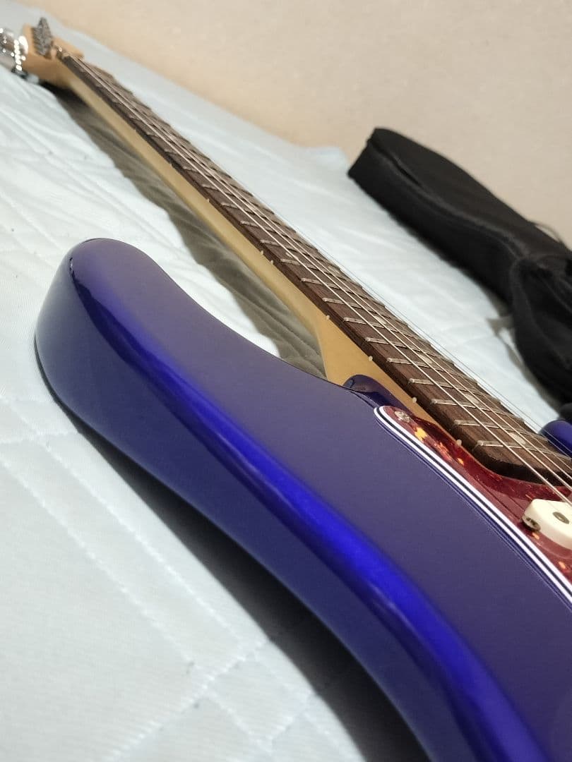 Squier ストラト Affinity 青 ケース付き 初心者最適