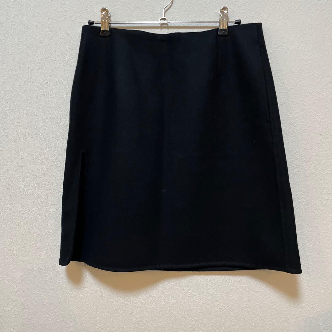 BOWTE バウト【定価82,500円】ウール メルトンリバー ベルト スカート